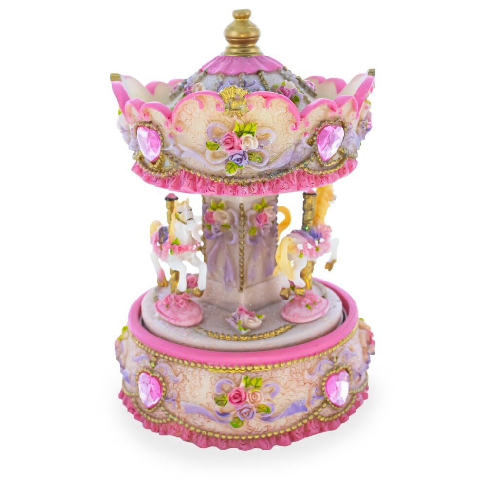 new BESTPYSANKY hand painted musical carousel